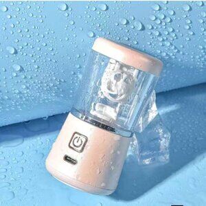 New Spinning Contact Lenses Cleaner Mini Machine Pink